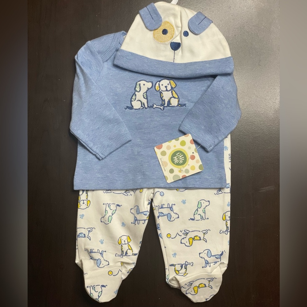 Little Me 3 Piece Matching outfit with Hat